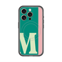 スリムプロテクションプレミアムケース with MagSafe［ オリジナル - initial color line - M green ］