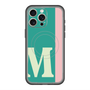 スリムプロテクションプレミアムケース with MagSafe［ オリジナル - initial color line - M green ］