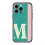 スリムプロテクションプレミアムケース with MagSafe［ オリジナル - initial color line - M green ］