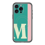 スリムプロテクションプレミアムケース with MagSafe［ オリジナル - initial color line - M green ］