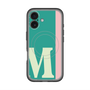 スリムプロテクションプレミアムケース with MagSafe［ オリジナル - initial color line - M green ］