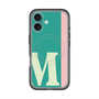 スリムプロテクションプレミアムケース with MagSafe［ オリジナル - initial color line - M green ］