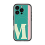 スリムプロテクションプレミアムケース with MagSafe［ オリジナル - initial color line - M green ］