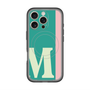スリムプロテクションプレミアムケース with MagSafe［ オリジナル - initial color line - M green ］