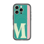 スリムプロテクションプレミアムケース with MagSafe［ オリジナル - initial color line - M green ］