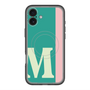 スリムプロテクションプレミアムケース with MagSafe［ オリジナル - initial color line - M green ］