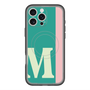 スリムプロテクションプレミアムケース with MagSafe［ オリジナル - initial color line - M green ］