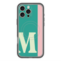 スリムプロテクションプレミアムケース with MagSafe［ オリジナル - initial color line - M green ］