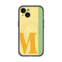 スリムプロテクションプレミアムケース with MagSafe［ オリジナル - initial color line - M yellow ］