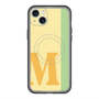 スリムプロテクションプレミアムケース with MagSafe［ オリジナル - initial color line - M yellow ］