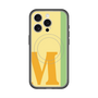 スリムプロテクションプレミアムケース with MagSafe［ オリジナル - initial color line - M yellow ］