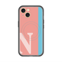 スリムプロテクションプレミアムケース with MagSafe［ オリジナル - initial color line - N pink ］