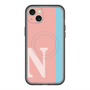 スリムプロテクションプレミアムケース with MagSafe［ オリジナル - initial color line - N pink ］