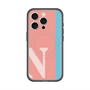 スリムプロテクションプレミアムケース with MagSafe［ オリジナル - initial color line - N pink ］