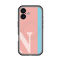 スリムプロテクションプレミアムケース with MagSafe［ オリジナル - initial color line - N pink ］