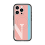 スリムプロテクションプレミアムケース with MagSafe［ オリジナル - initial color line - N pink ］