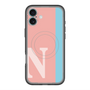 スリムプロテクションプレミアムケース with MagSafe［ オリジナル - initial color line - N pink ］