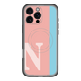 スリムプロテクションプレミアムケース with MagSafe［ オリジナル - initial color line - N pink ］
