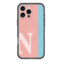 スリムプロテクションプレミアムケース with MagSafe［ オリジナル - initial color line - N pink ］
