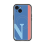 スリムプロテクションプレミアムケース with MagSafe［ オリジナル - initial color line - N blue ］