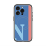 スリムプロテクションプレミアムケース with MagSafe［ オリジナル - initial color line - N blue ］