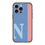 スリムプロテクションプレミアムケース with MagSafe［ オリジナル - initial color line - N blue ］