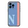 スリムプロテクションプレミアムケース with MagSafe［ オリジナル - initial color line - N blue ］