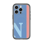 スリムプロテクションプレミアムケース with MagSafe［ オリジナル - initial color line - N blue ］