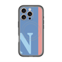 スリムプロテクションプレミアムケース with MagSafe［ オリジナル - initial color line - N blue ］