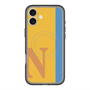 スリムプロテクションプレミアムケース with MagSafe［ オリジナル - initial color line - N orange ］