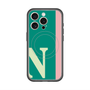 スリムプロテクションプレミアムケース with MagSafe［ オリジナル - initial color line - N green ］