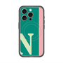 スリムプロテクションプレミアムケース with MagSafe［ オリジナル - initial color line - N green ］