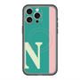スリムプロテクションプレミアムケース with MagSafe［ オリジナル - initial color line - N green ］