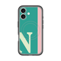 スリムプロテクションプレミアムケース with MagSafe［ オリジナル - initial color line - N green ］