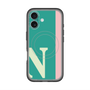 スリムプロテクションプレミアムケース with MagSafe［ オリジナル - initial color line - N green ］