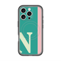 スリムプロテクションプレミアムケース with MagSafe［ オリジナル - initial color line - N green ］