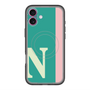 スリムプロテクションプレミアムケース with MagSafe［ オリジナル - initial color line - N green ］