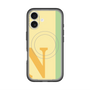 スリムプロテクションプレミアムケース with MagSafe［ オリジナル - initial color line - N yellow ］