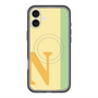 スリムプロテクションプレミアムケース with MagSafe［ オリジナル - initial color line - N yellow ］