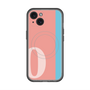 スリムプロテクションプレミアムケース with MagSafe［ オリジナル - initial color line - O pink ］