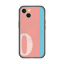 スリムプロテクションプレミアムケース with MagSafe［ オリジナル - initial color line - O pink ］