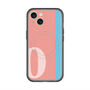 スリムプロテクションプレミアムケース with MagSafe［ オリジナル - initial color line - O pink ］
