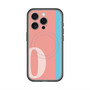 スリムプロテクションプレミアムケース with MagSafe［ オリジナル - initial color line - O pink ］