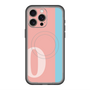スリムプロテクションプレミアムケース with MagSafe［ オリジナル - initial color line - O pink ］