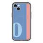スリムプロテクションプレミアムケース with MagSafe［ オリジナル - initial color line - O blue ］