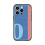 スリムプロテクションプレミアムケース with MagSafe［ オリジナル - initial color line - O blue ］
