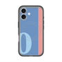 スリムプロテクションプレミアムケース with MagSafe［ オリジナル - initial color line - O blue ］
