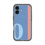 スリムプロテクションプレミアムケース with MagSafe［ オリジナル - initial color line - O blue ］