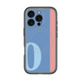 スリムプロテクションプレミアムケース with MagSafe［ オリジナル - initial color line - O blue ］