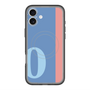 スリムプロテクションプレミアムケース with MagSafe［ オリジナル - initial color line - O blue ］